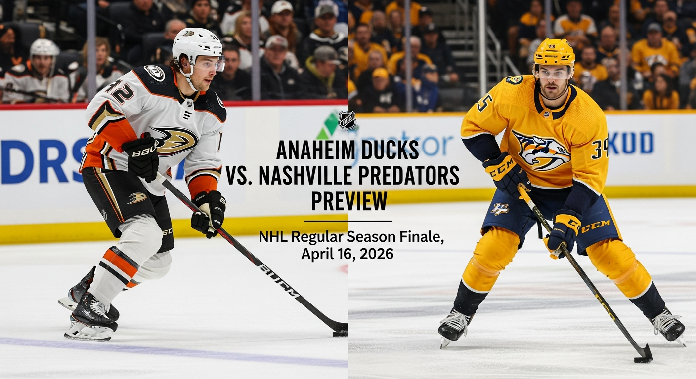 Anaheim Ducks vs Nashville Predators β NHL featured preview