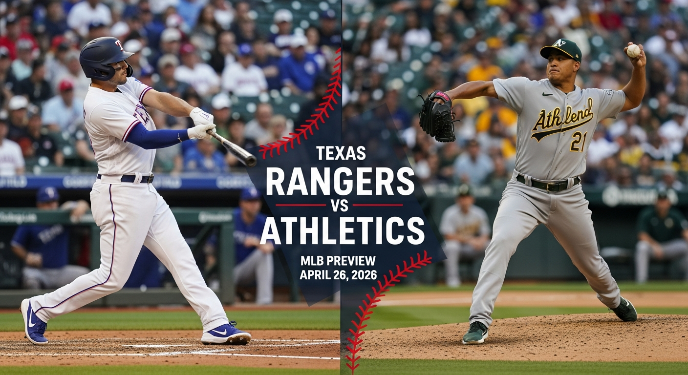 Texas Rangers vs Athletics — MLB featured preview
