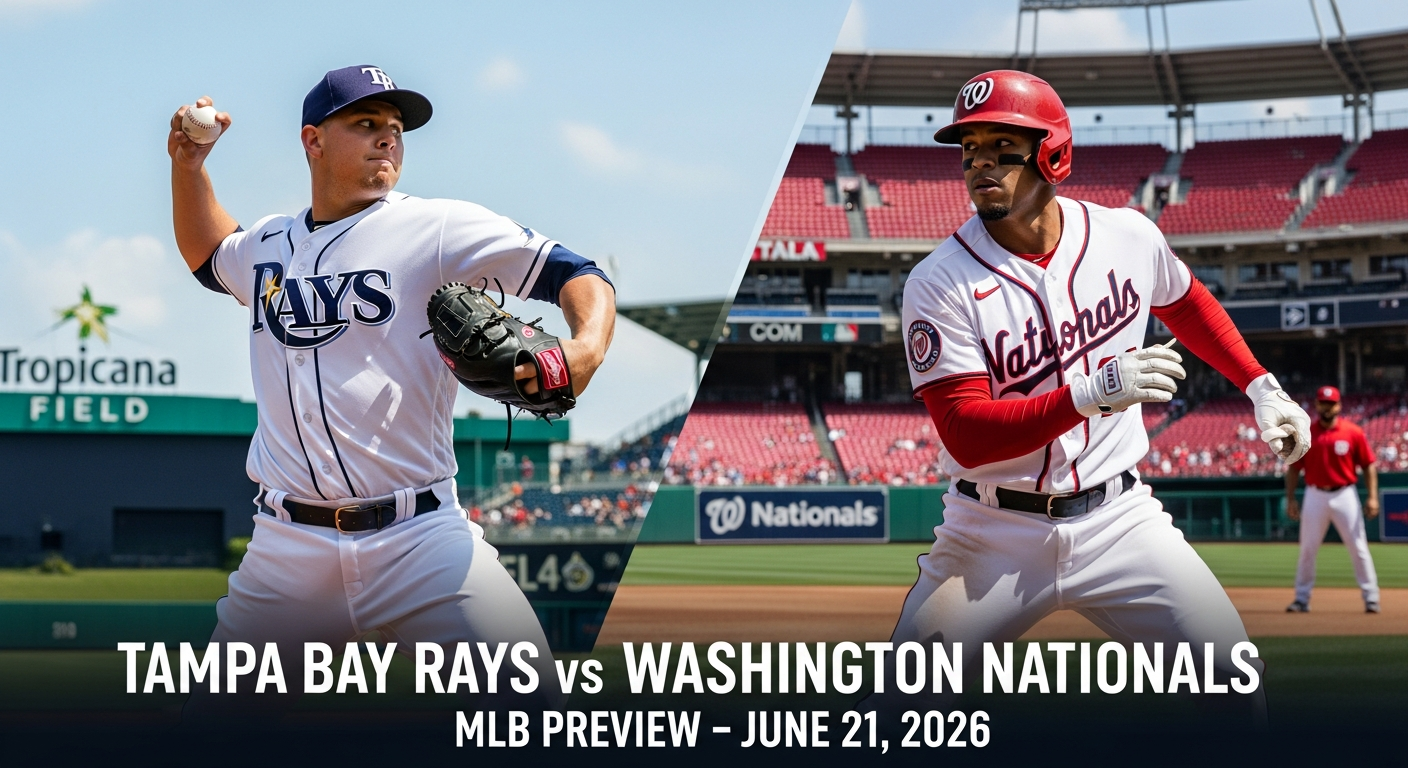 Tampa Bay Rays vs Washington Nationals — MLB featured preview