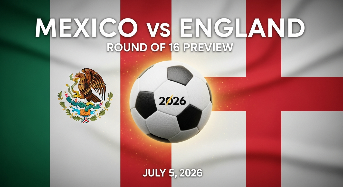 Mexico vs England — FIFA World Cup featured preview
