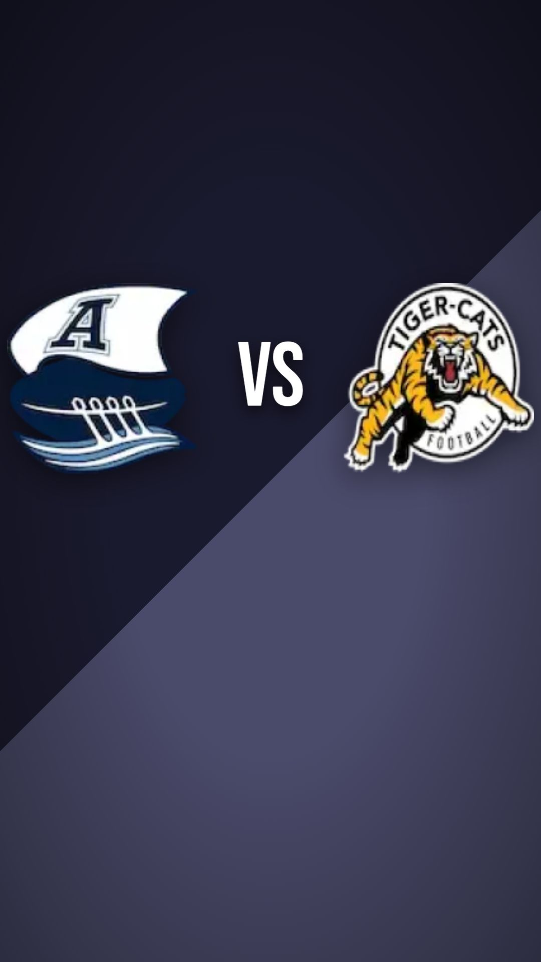Miniatura de Toronto Argonauts vs Hamilton Tiger-Cats