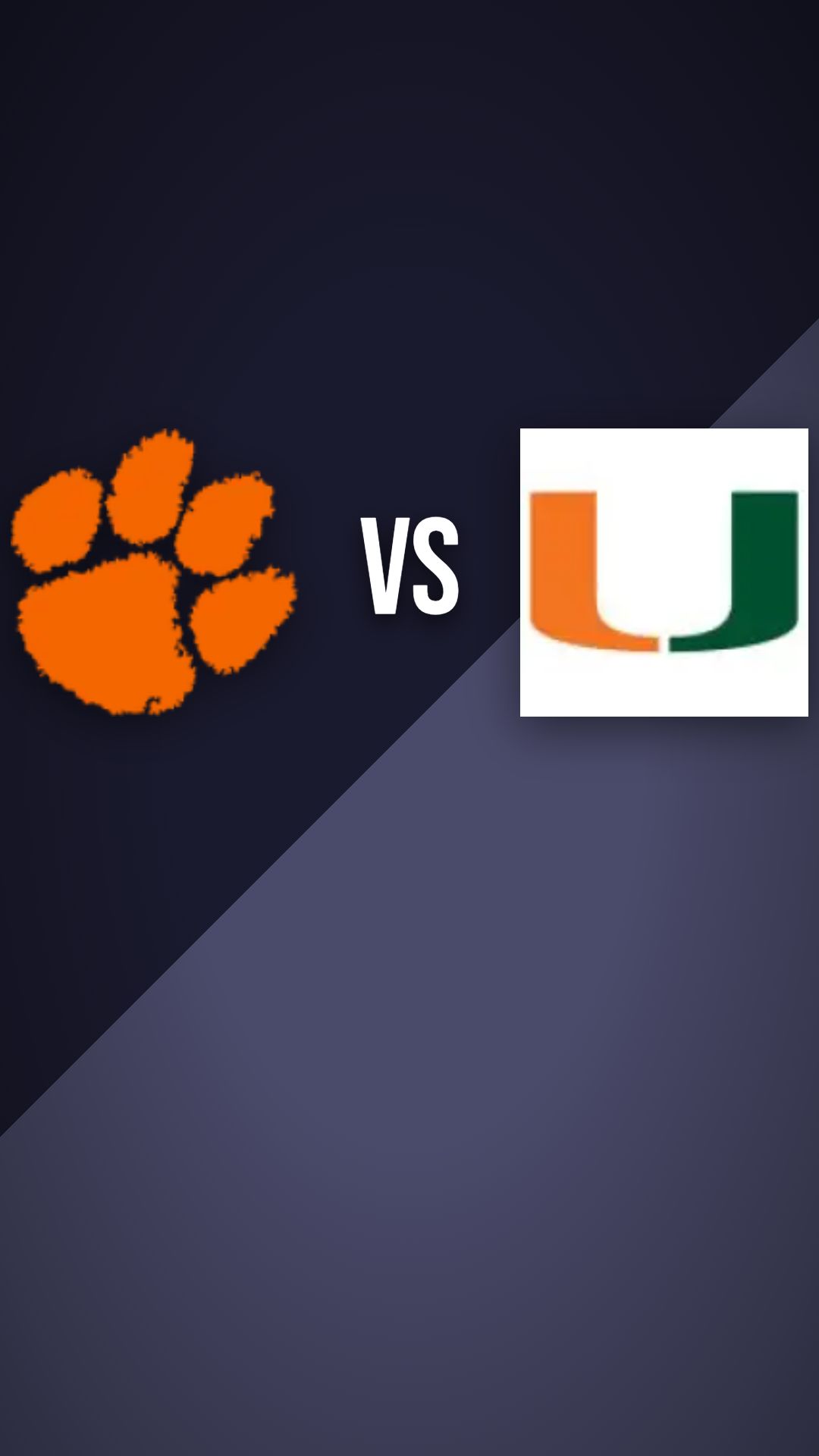 Clemson Tigers vs Miami Hurricanes preview thumbnail
