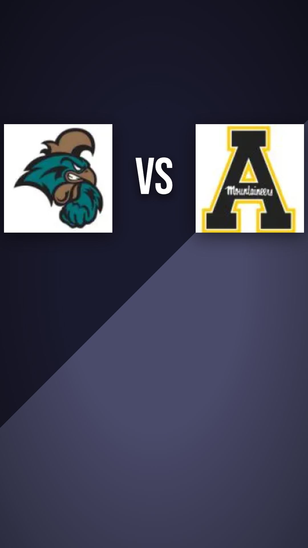 Coastal Carolina Chanticleers vs Appalachian State Mountaineers preview thumbnail