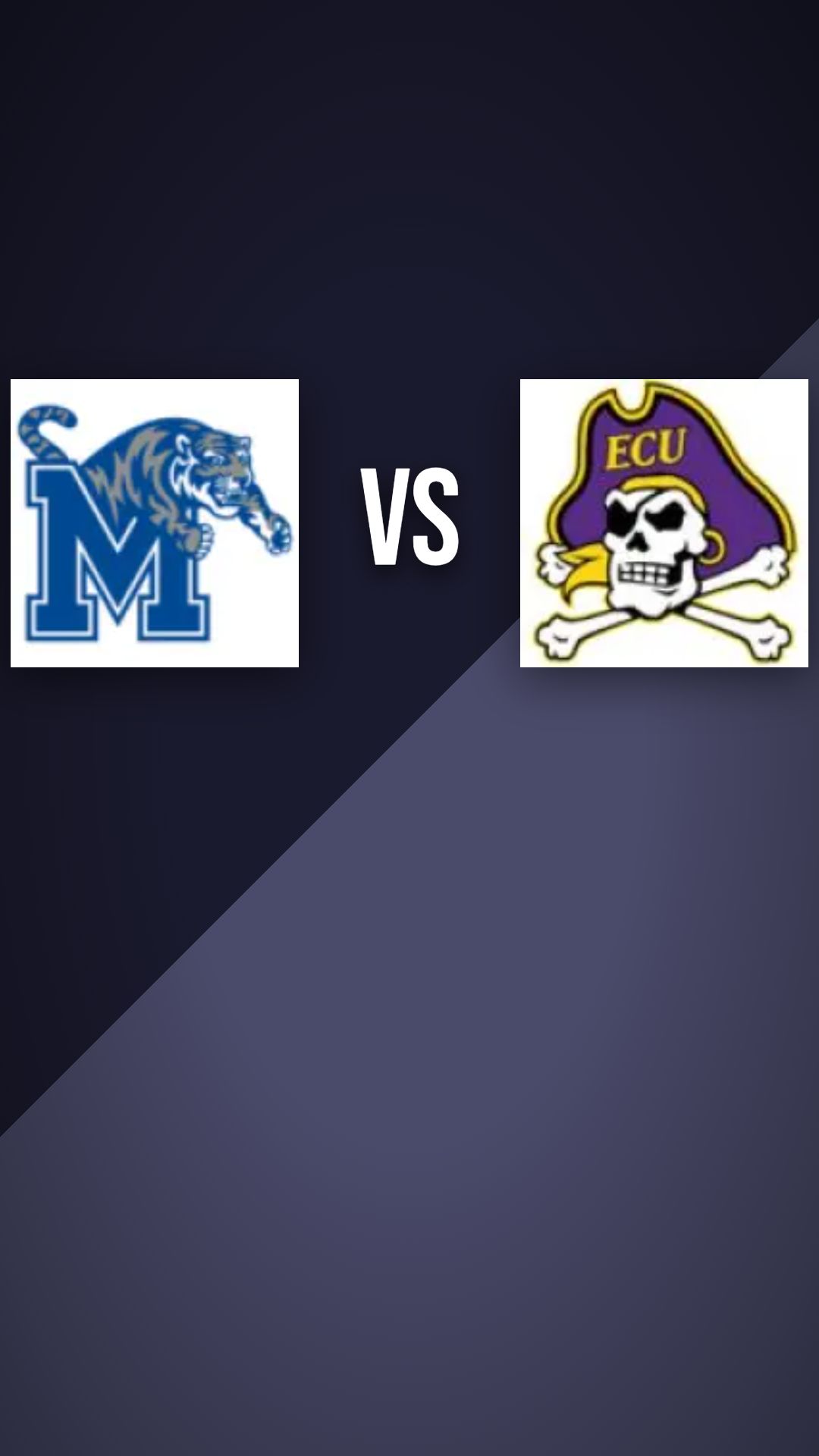 Miniatura de Memphis Tigers vs East Carolina Pirates