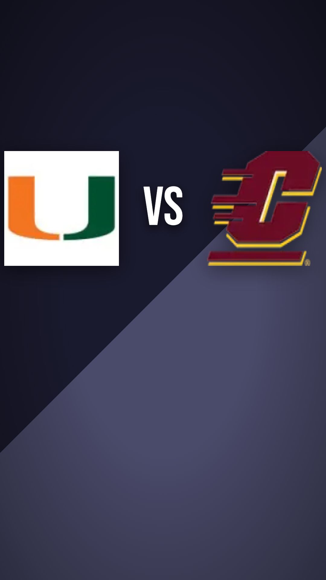Miami Hurricanes vs Central Michigan Chippewas preview thumbnail