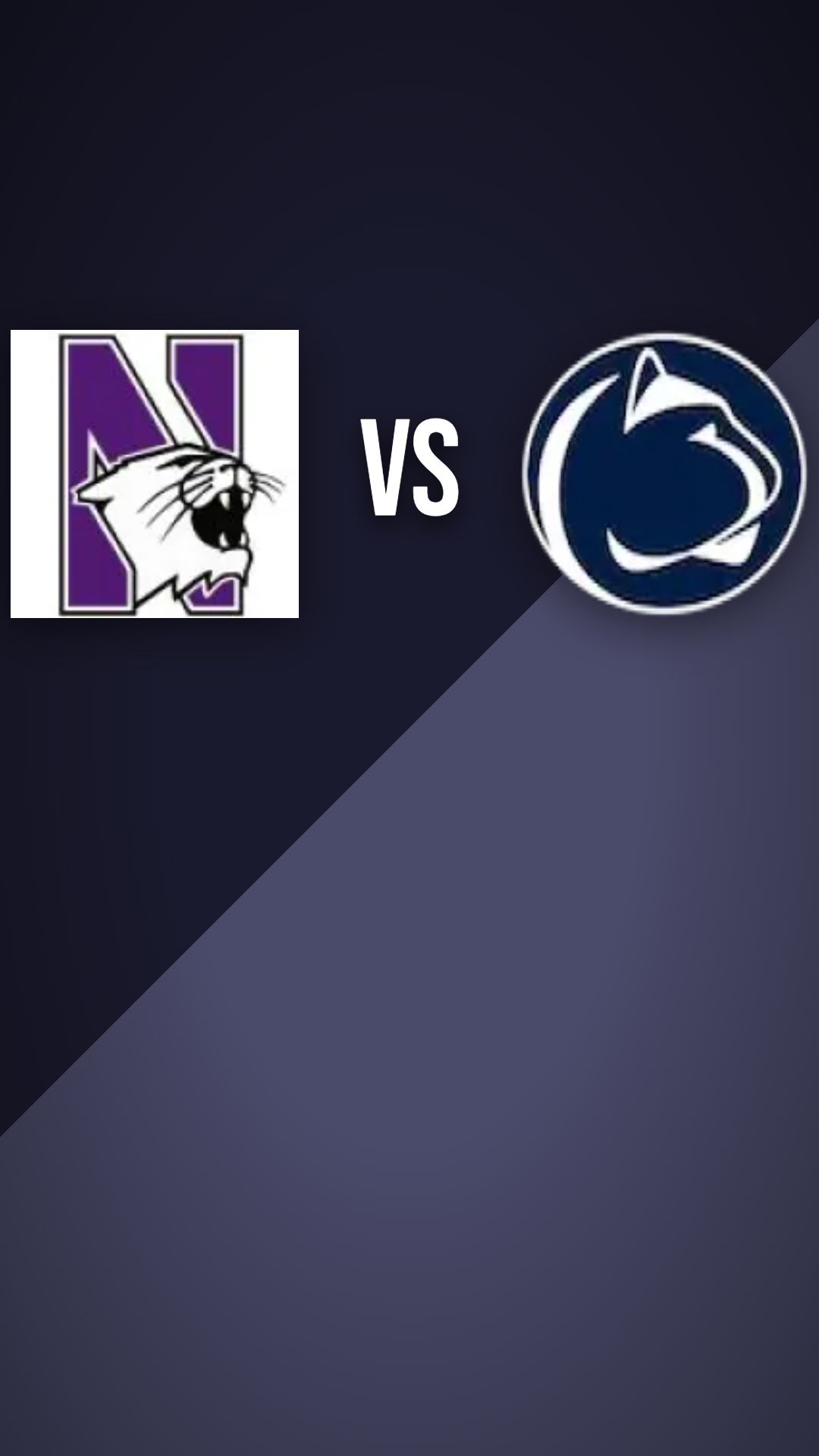 Northwestern Wildcats vs Penn State Nittany Lions preview thumbnail