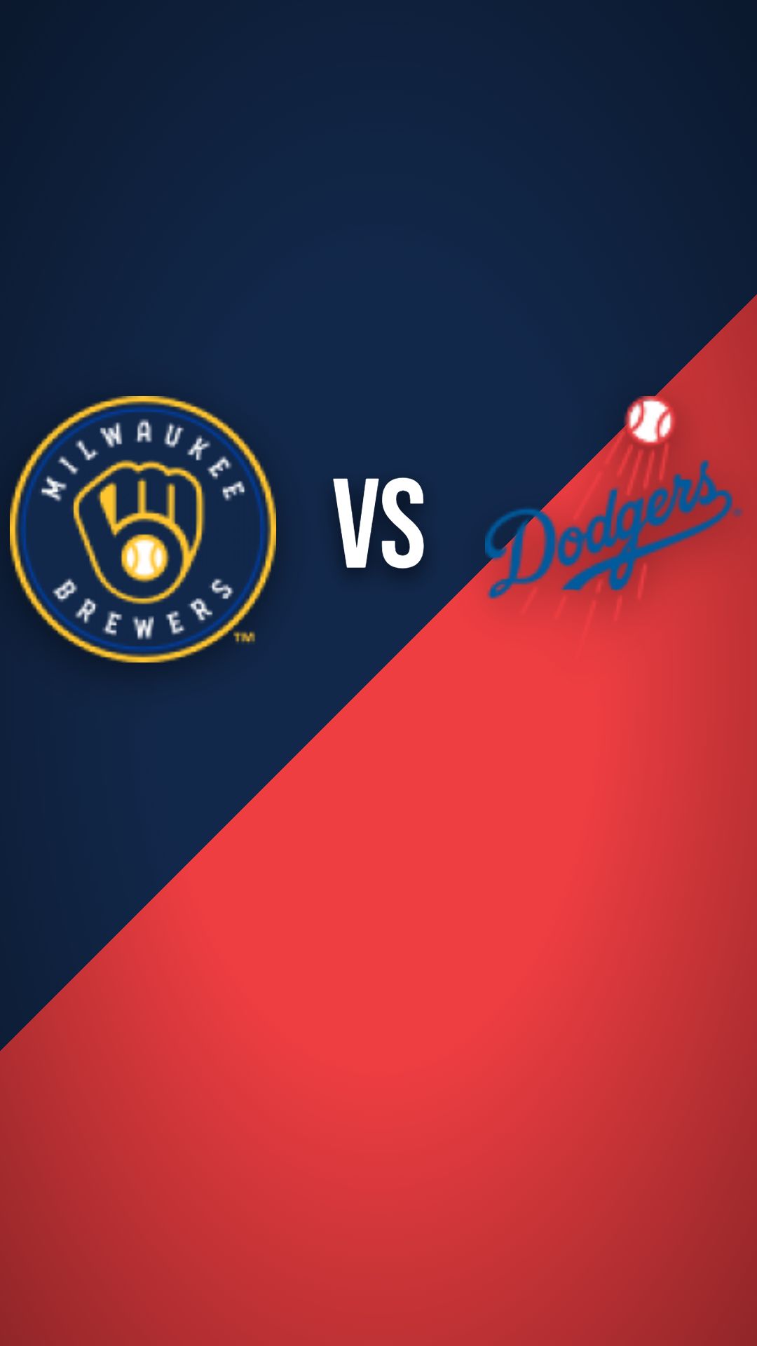 Miniatura de Milwaukee Brewers vs Los Angeles Dodgers