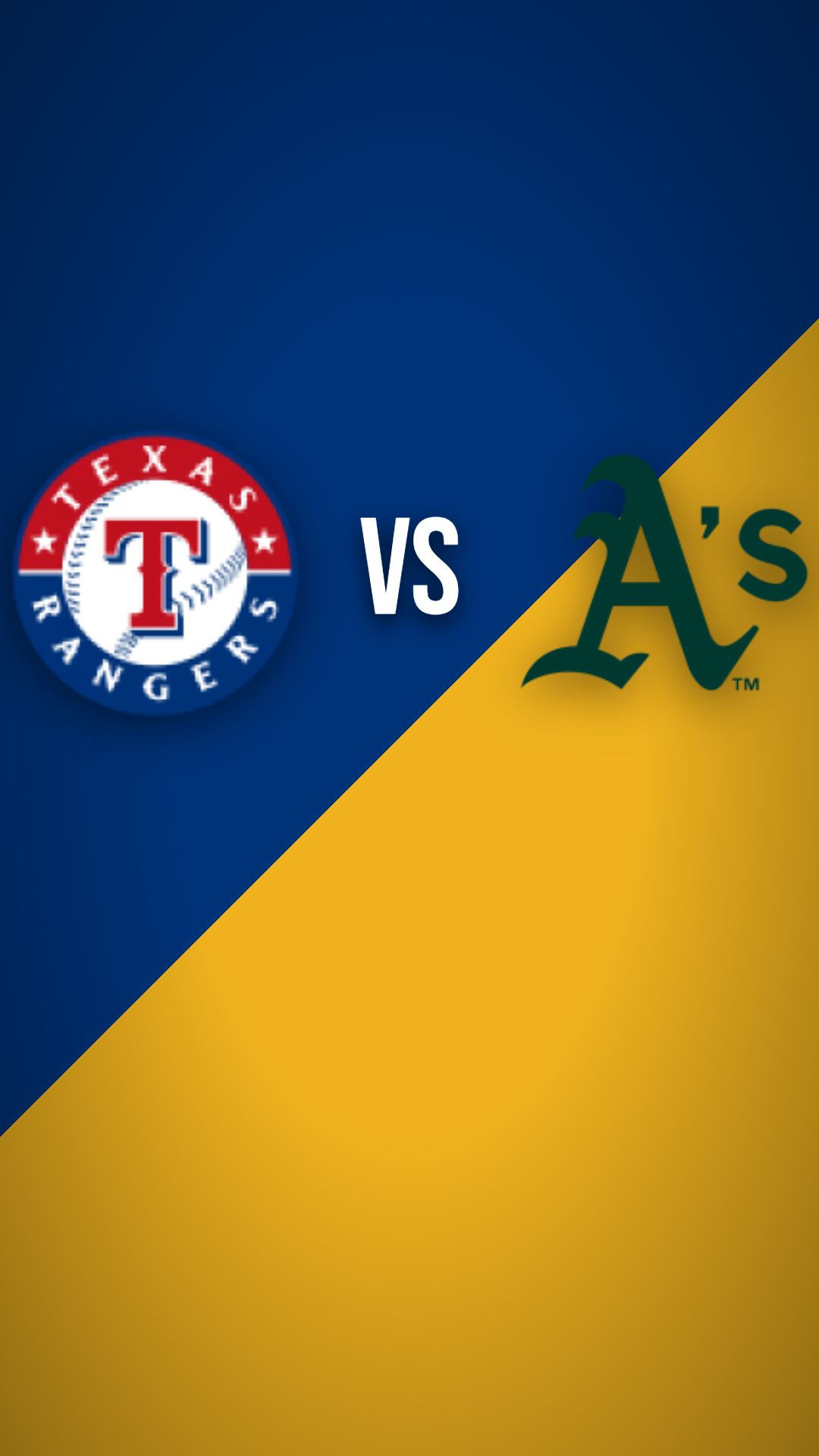 Miniatura de Texas Rangers vs Athletics