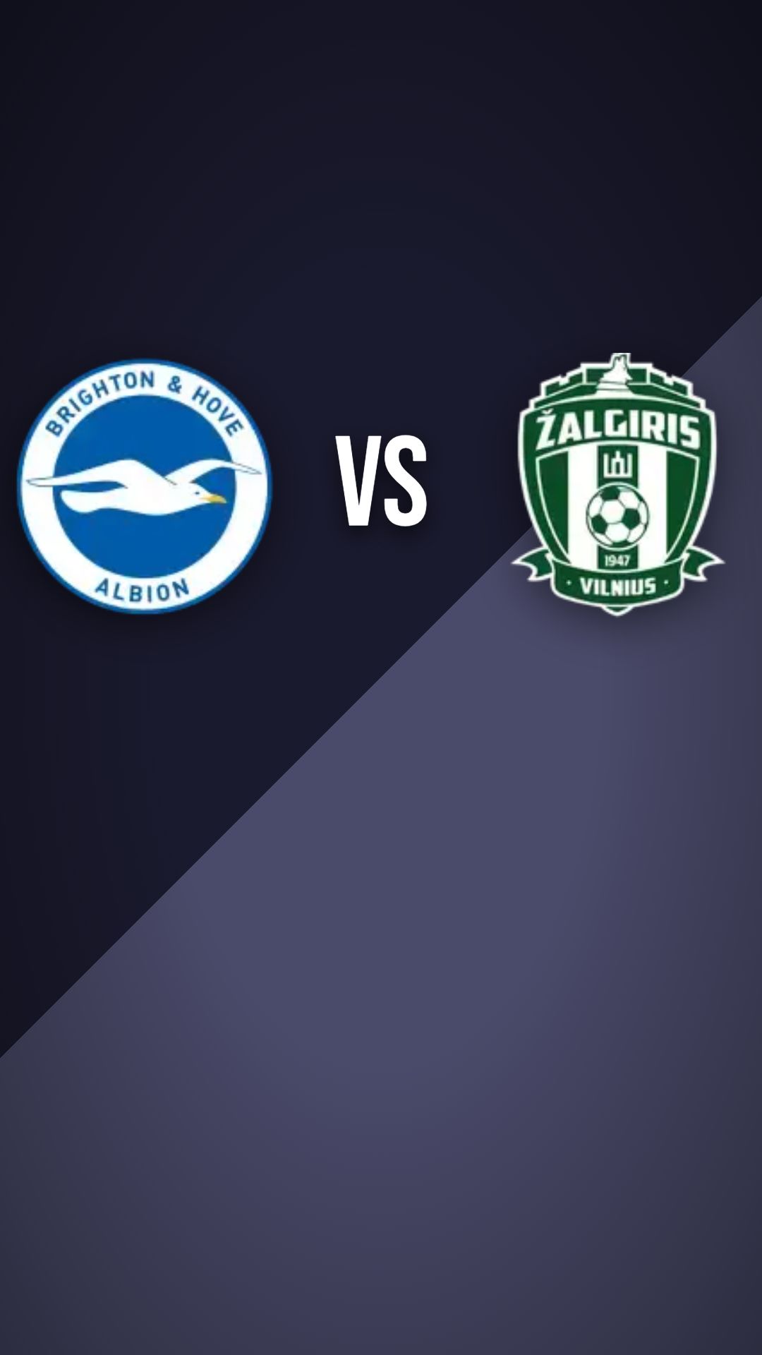 Brighton and Hove Albion vs FK Kauno Žalgiris preview thumbnail