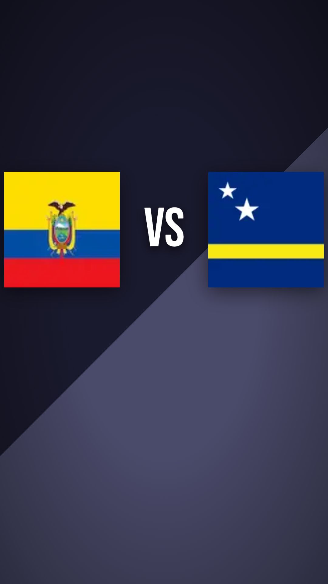 Miniatura de Ecuador vs Curaçao