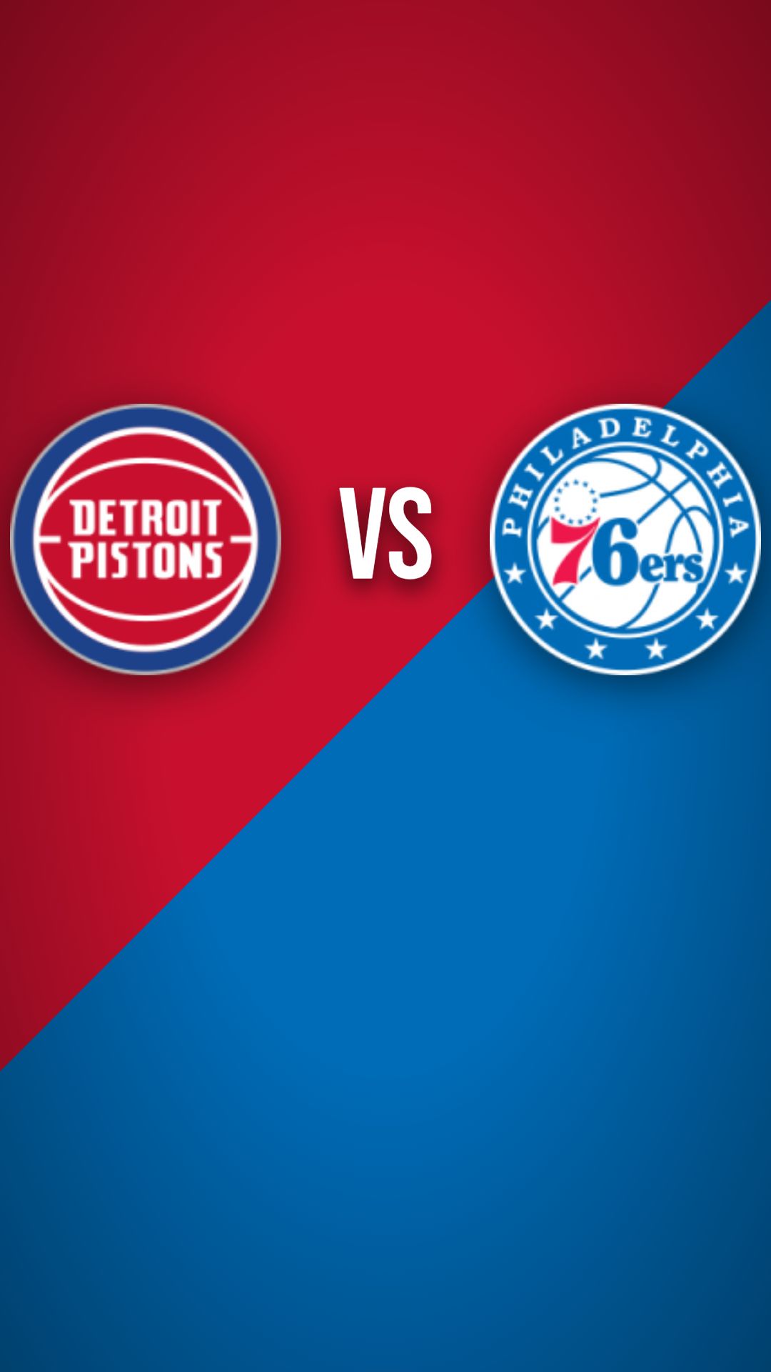 Miniatura de Detroit Pistons vs Philadelphia 76ers