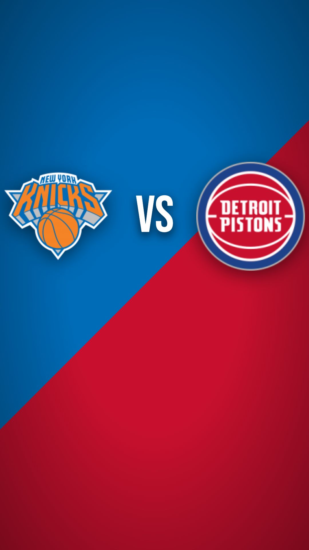 Miniatura de New York Knicks vs Detroit Pistons