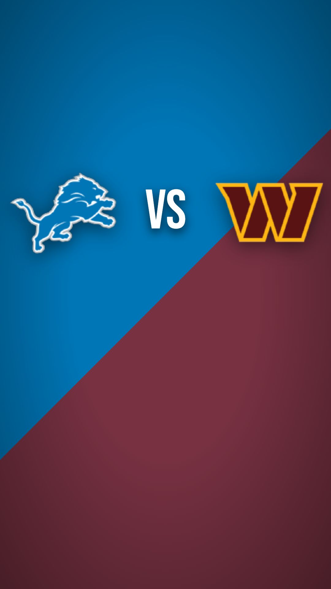 Miniatura de Detroit Lions vs Washington Commanders