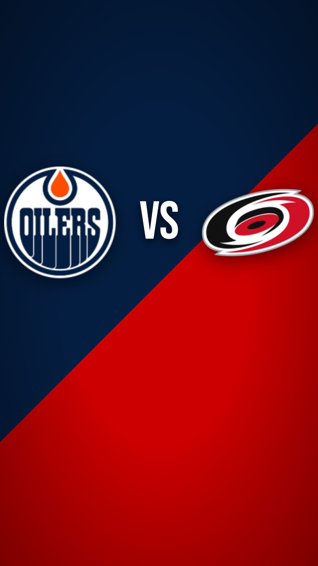 Miniatura de Edmonton Oilers vs Carolina Hurricanes