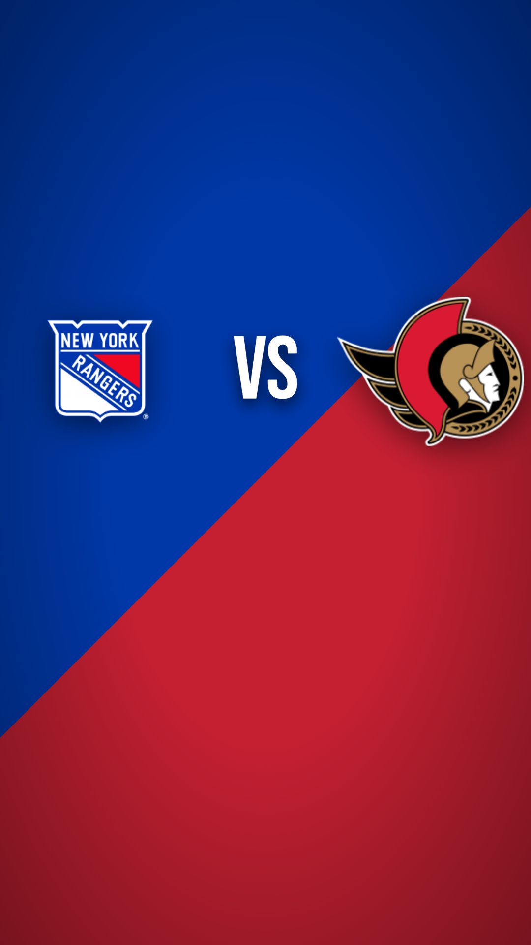 Miniatura de New York Rangers vs Ottawa Senators